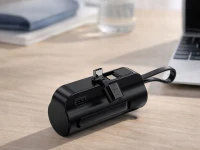 Verk 06397 Cestovní powerbanka 5000 mAh, 10 W, USB-C, Lightning, černá