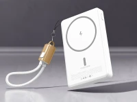 Verk 06399 Powerbanka 10 000 mAh, 15 W, USB-C, Lightning, QC 3.0, bílá