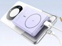 Verk 06399 Powerbanka 10 000 mAh, 15 W, USB-C, Lightning, QC 3.0, bílá