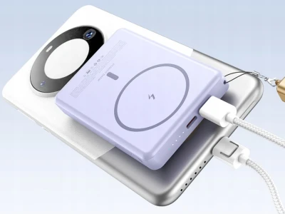 Verk 06399 Powerbanka 10 000 mAh, 15 W, USB-C, Lightning, QC 3.0, bílá