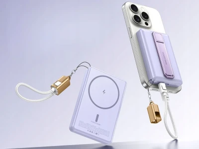 Verk 06399 Powerbanka 10 000 mAh, 15 W, USB-C, Lightning, QC 3.0, bílá