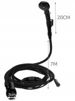 Trizand 27436 Sprcha přenosná s čerpadlem 2200 mAh, IPX8 / IPX4, USB