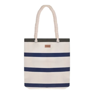 Trizand 27597 Plážová taška 18 L, modro-bílá