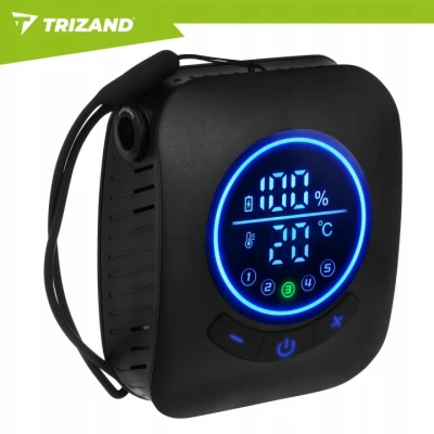 Trizand 27551 Sprcha přenosná s čerpadlem 8000 mAh, LED displejem, IPX8, USB