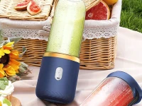Verk 07389 Přenosný smoothie mixér 400 ml, 45 W, 6 nožů, modrý