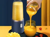 Verk 07389 Přenosný smoothie mixér 400 ml, 45 W, 6 nožů, modrý