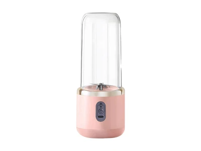 Verk 07389 Přenosný smoothie mixér 400 ml, 45 W, 6 nožů, růžový