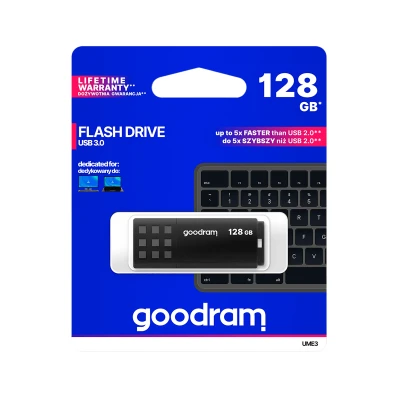 Goodram TGD-UME31280K0R11 USB flash disk 128 GB, USB 3.0, černý