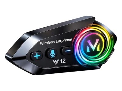 Verk 10184 Interkom na motorku Y12 PRO, Bluetooth 5.4, hlasový asistent