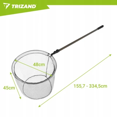 Trizand 27332 Teleskopický rybársky podberák 335 cm