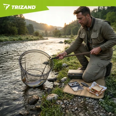 Trizand 27332 Teleskopický rybársky podberák 335 cm