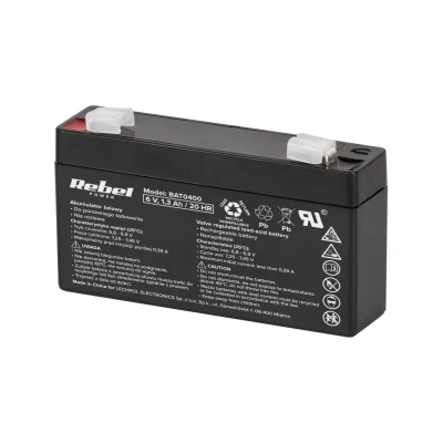 Rebel BAT0400 Gélová batéria 6 V, 1,3 Ah