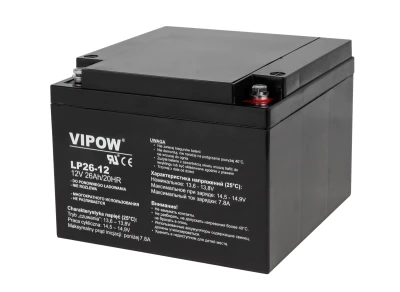 Vipow BAT0270 Akumulátor gelový 12 V, 26 Ah