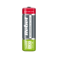 Rebel BAT2012 Dobíjecí baterie AA Ni-MH 2600 mAh 1,2 V, 4 ks  