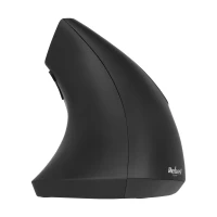 Rebel KOM1035 Ergonomická vertikálna bezdrôtová myš, čierna