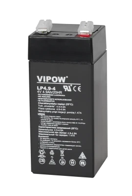 Vipow BAT0271 Gélová batéria 4 V, 4,9 Ah