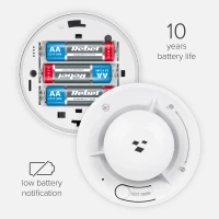 Kruger&Matz KM2261 Bezdrôtový detektor dymu Tuya KD122LH