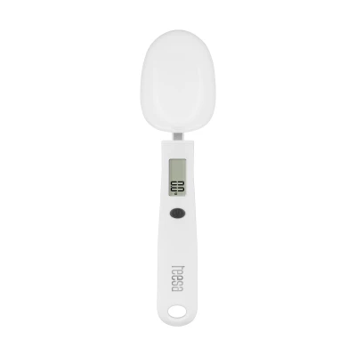 Teesa TSA0816 Lžíce s kuchyňskou váhou 0,3 kg, LCD, bílá