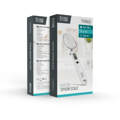 Teesa TSA0816 Lžíce s kuchyňskou váhou 0,3 kg, LCD, bílá