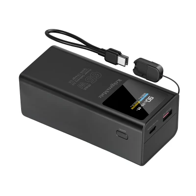 Kruger&Matz KM0914 Powerbanka 20000 mAh Li-ion 65W, Quick Charge 3.0, černá