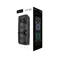 Kruger&Matz KM0557 Přenosný bezdrátový bluetooth reproduktor Music Box Maxi, 10 W, černý