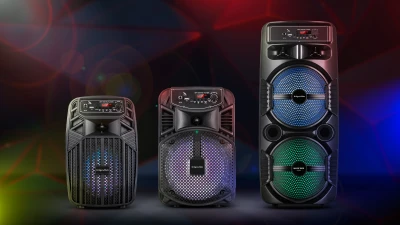 Kruger&Matz KM0557 Přenosný bezdrátový bluetooth reproduktor Music Box Maxi, 10 W, černý