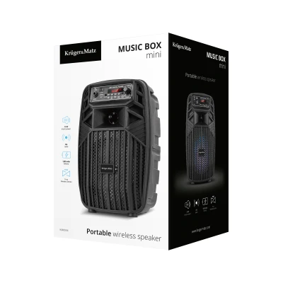 Kruger&Matz KM0554 Prenosný bezdrôtový reproduktor Music Box Mini, 10 W