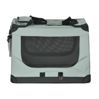 Rebel RA-1301 Skládací přepravní taška pro zvířata S 50 x 34 x 36 cm, šedá