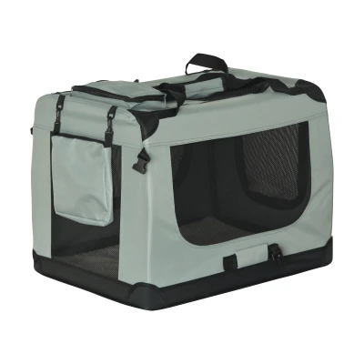 Rebel RA-1301 Skládací přepravní taška pro zvířata S 50 x 34 x 36 cm, šedá