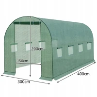 Gardlov 23307 Fólie na zahradní tunel 4 x 3 x 2 m, 140 g/m², zelená