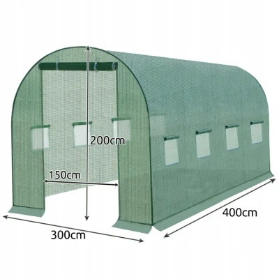 Gardlov 23307 Fólie na zahradní tunel 4 x 3 x 2 m, 140 g/m², zelená