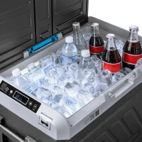 Teesa TSA6005 Prenosná kompresorová chladnička s mrazničkou, objem 50 l, 12/24 V DC a 230 V AC, Bluetooth