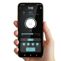 Teesa TSA6005 Prenosná kompresorová chladnička s mrazničkou, objem 50 l, 12/24 V DC a 230 V AC, Bluetooth