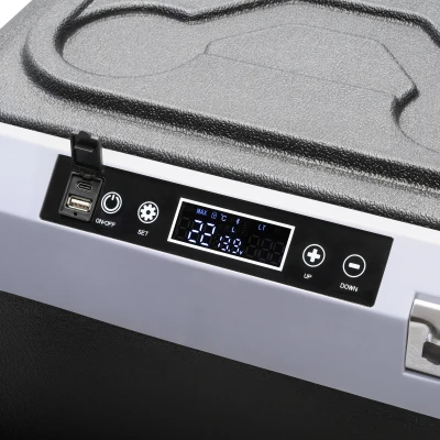 Teesa TSA6005 Prenosná kompresorová chladnička s mrazničkou, objem 50 l, 12/24 V DC a 230 V AC, Bluetooth