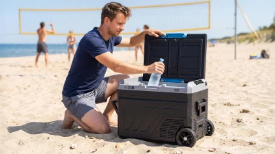 Teesa TSA6005 Prenosná kompresorová chladnička s mrazničkou, objem 50 l, 12/24 V DC a 230 V AC, Bluetooth