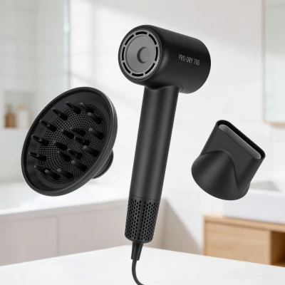 Teesa TSA0531 Vysoušeč vlasů PRO DRY 700, 1600 W, černý