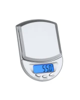 Teesa TSA0803 Kapesní váha na šperky 0,1 g - 500 g, stříbrná
