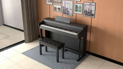 Kruger&Matz KMDP-155 Digitálne klavír, počet klávesov 88, Bluetooth 5.0, čierny