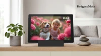 Kruger&Matz KM1104 Digitální fotorámeček Frameo WiFi 10,1" s vestavěnou baterií, černý