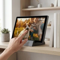 Kruger&Matz KM1104 Digitální fotorámeček Frameo WiFi 10,1" s vestavěnou baterií, černý