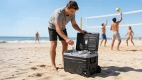 Teesa TSA6004 Kompresorová přenosná chladnička s mrazením 40 l, DC 12/24 V, AC 230 V