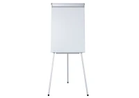 LEAN 20704 Magnetická flipchart tabule na trojnožce, 70×100 cm, bílá 