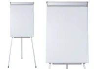 LEAN 20704 Magnetická flipchart tabule na trojnožce, 70×100 cm, bílá 
