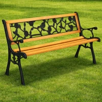 LEAN 26567 Zahradní lavice s opěradlem 125 × 53 × 73 cm