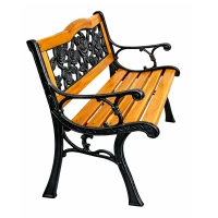 LEAN 26570 Zahradní lavice s opěradlem 125 × 53 × 73 cm
