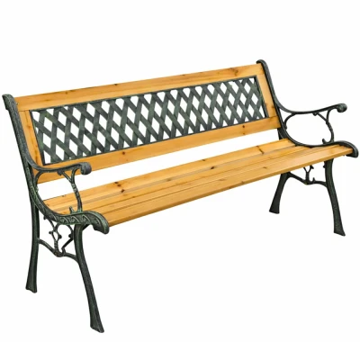 LEAN 26568 Zahradní lavice s opěradlem 125×53×73 cm