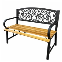 LEAN 29326 Zahradní lavice s opěradlem 118 × 51,5 × 87 cm