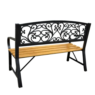 LEAN 29326 Zahradní lavice s opěradlem 118 × 51,5 × 87 cm