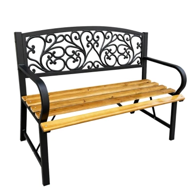 LEAN 29326 Zahradní lavice s opěradlem 118 × 51,5 × 87 cm