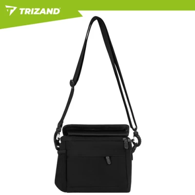Trizand 27339 Brašna na kolo s držákem telefonu, voděodolná, 4 L, černá